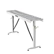 HTC HRT-70 Adjustable 26-1/2-Inch to 43-1/2-Inch Tall 17 Roller 66-Inch by 15-Inch Roller Table