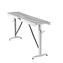 HTC HRT-70 Adjustable 26-1/2-Inch to 43-1/2-Inch Tall 17 Roller 66-Inch by 15-Inch Roller Table