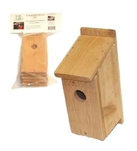 Amazon com  Songbird Essentials SESC00606 Chickadee Kit Bird House