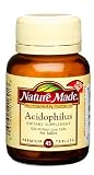 Nature Made Acidophilus Supplement Tablets, 45-Count Bottles (Pack of 3)