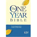 The One Year Bible: King James Version book cover