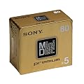 Sony 5MDW80PR MiniDisc Premium (80 Minuten) 5er-Pack