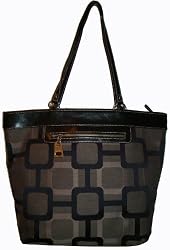 Nine West Purse Handbag Tote Reno Signs-Bmn