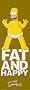Empire 379481 Simpsons, The Fat and Happy T�rposter Filmposter Kino Movie TV-Serie Kindersendungen Homer 53 x 158 cm
