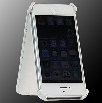 iPhone5用スタイリッシュケース 白ホワイト【ネットショップ ロガリズム】IPA501-White