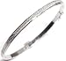 Diamond Engraved Bracelet, 18k White Gold (T.w 0.55)