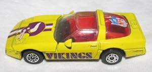 Minnesota Vikings 1/64 Corvette 1983 Corgi Trading Cars NFL Diecast Car Football Team Collectible