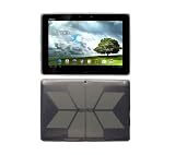 iShoppingdeals - for ASUS Transformer Pad Infinity TF700 / TF700T 10.1-Inch Rubber TPU Cover Case Skin, Smoke/Gray