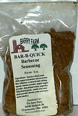 Bar-B-Quick Seasoning Blend, 2 oz. by Barry Farm