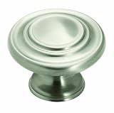 Amerock CDK1586-G10 Inspirations Knob 3-Ring Satin Nickel 10-Pack Design Kit, 1-3/8-Inch Diameter