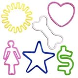 The ORIGINAL "Silly Bandz" Fun Shapes 24-Pack + Free Carabina!IMAGE