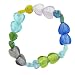 Heart Millefiori Murano Glass Bracelets