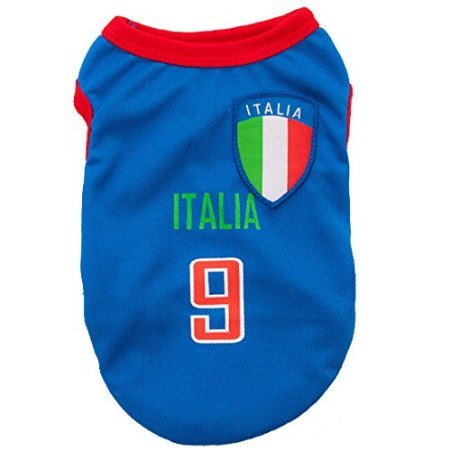 Animally® Italien Trikot für Hunde – WM 2014 – DOG – PET – CLOTHES – SHIRT – KLEIDUNG (S)