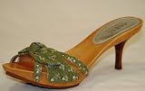 Guess - GUESS NEPTUNE Cork Heel Pump Shoes 8.5 True to size Dark Green Womens