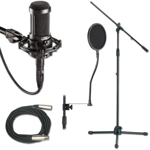 Premium Studio Microphone Stand And Cable Pack Mic Stand Package