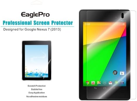 EaglePro Google Asus Nexus 7 (2nd Gen) 2013 Tablet Professional Screen Protector HD Ultra Clear Film (2 pack) - in RETAIL package