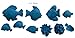 O.K Molds silicone decorating fondant gompaste supply fish series M4835