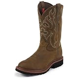 Mens Tony Lama 3R 11 Comfortable Casual Pull On Leather Western Cowboy Boots by Tony Lama