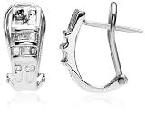 14k White Gold Hoop Earrings (1/4 cttw, H-I Color, I2-I3 Clarity)