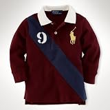 Ralph Lauren (ラルフローレン) :: Long-Sleeved Banner Polo バーナー ポロ 長袖 :: 12M :: 79 cm