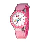 Disney Kids' W000027 Minnie Mouse Stainless Steel Time Teacher Watch