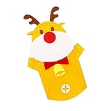 【ノーブランド品】知育玩具　子供　ヘラジカ　人形　DIYのおもちゃ　鹿　クリスマスギフト　不織布　就学前教育