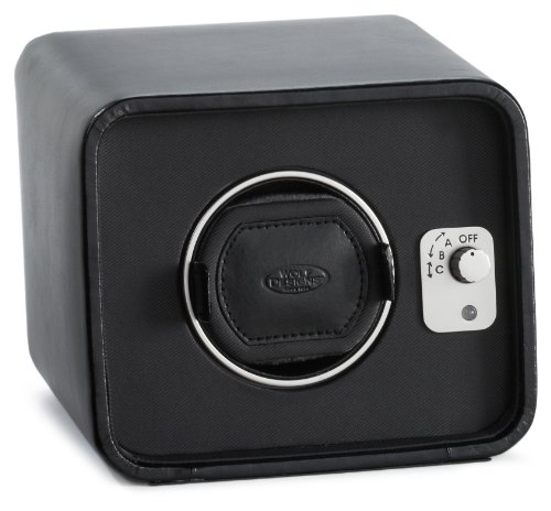 Wolf Designs 4524-027 Black Single Watch Rotator