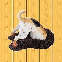 Toby the terrier statue playfull dog digging sculpture