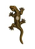 Brass Gecko Doorbell in Antique Brass Finish