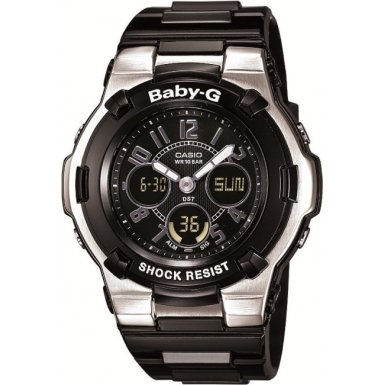 Casio BGA-110-1B2ER Ladies Baby-G Black Digital Watch