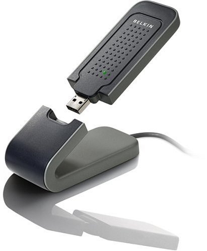 Belkin wireless G+ MIMO 108Mbs USB Adapter (Wireless LAN Netzwerkkarte)