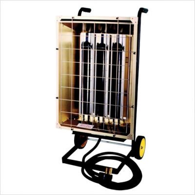Portable (Cart) Electric 20,478 BTU Heavy Duty Infrared Heater