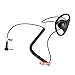 Zeadio ZP-AR155 RECEIVER/LISTEN ONLY D Shape Earpiece with 3.5mm Connector for Cell Phone, Two-Way Radios, Transceivers and Radio Speaker Mics Jacks