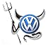 Teufel - Logo, Auto - Sticker, Aufkleber, Devil - Motiv, 3D Sticker, car sticker, Relief, Dekor, selbstklebend, wetterfest, Tuning u. Styling Zubehör, Marke: Incutex