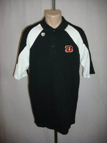 Cincinnati Bengals Polo Shirt Team Apparel X-LARGE
