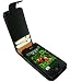 Piel Frama Premium Leather Case with SNAP Closure for the Apple iPhone 4 (Black)