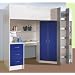HIGH SLEEPER CALDER WHITE/BLUE HIGH BED M227WB