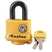 Master Lock 315D Laminated Steel Pin Tumbler Padlock, 1-9/16-Inch Wide, Keyed Different, Yellow