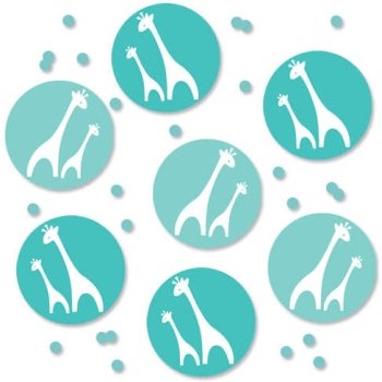 Wild Safari Blue Confetti