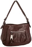 B. MAKOWSKY Palermo Shoulder Bag,Brandy,one size