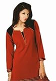Manual Embroidery Work Ladies Blouse Tunic Top Kurta Kurti