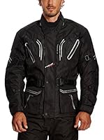 Roleff Racewear Chaqueta de Moto Motorrad (Negro)