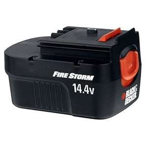 Black & Decker FSB14 FireStorm 14.4-Volt NiCad Slide Style Battery