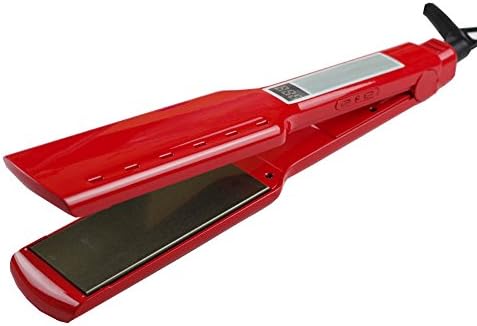 MQB Professional Hair Straightener 3D Floating Titanium Flat Iron LCD Display with Auto Shut Off Function
