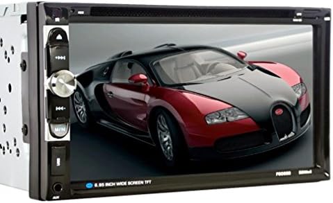 Efitty 7" Double Din In Dash Car Stereo Head Unit DVD/CD/MP4,USB/SD,AM/FM,Bluetooth Touchscreen Player with RDS Radio Tuner AUX-In Remote control