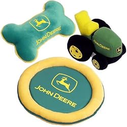 Dog Toy Plush - JOHN DEERE PLUSH DOG TOY TRACTR