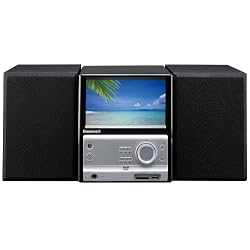 Dioconnect(ディオコネクト) 7インチワイド液晶搭載DVDミニコンポ DVC-702BK<27799>