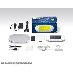PSP�u�v���C�X�e�[�V�����E�|�[�^�u���v�M�K�p�b�N �Z���~�b�N�E�z���C�g(PSP-1000G1CW)