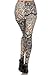 Always Women's Juniors Full Length Beige Floral Printed Stretch Leggings
