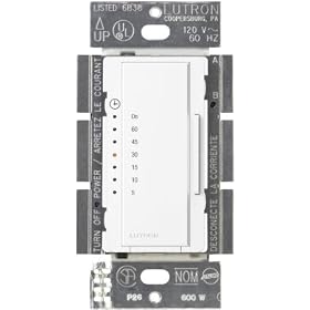 Lutron MA-T51-WH Maestro Countdown Timer, White